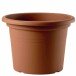 Pflanzkübel >Cilindro< in terracotta, Polypropylen - 35x50cm (HxD)