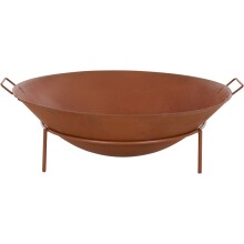 Feuerschale >RUSTY< in antikbraun, Eisen - 22x70cm...