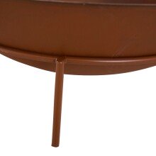 Feuerschale >RUSTY< in antikbraun, Eisen - 22x70cm (HxD)