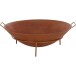 Feuerschale >RUSTY< in antikbraun, Eisen - 22x70cm (HxD)