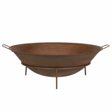 Feuerschale >RUSTY< in antikbraun, Eisen - 31x81cm...