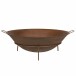 Feuerschale >RUSTY< in antikbraun, Eisen - 31x81cm (HxD)