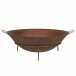 Feuerschale >RUSTY< in antikbraun, Eisen - 31x81cm (HxD)