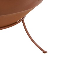 Feuerschale >RUSTY< in antikbraun, Eisen - 26,5x65cm (HxD)