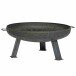 Feuerschale >378794< in anthrazit, Stahl pulverbeschichtet - 100x38x116 (BxHxT)