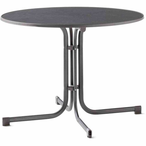 Klapptisch >236/< in anthrazit, Mecalit®-Pro, Stahl - 72x100cm (HxD)