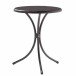 Bistrotisch >200/< in anthrazit, Mecalit®-Pro, Stahl - 72x60cm (HxD)