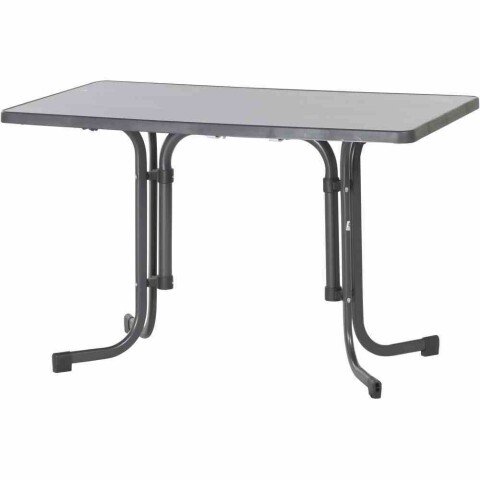 Klapptisch >233/< in anthrazit, Mecalit®-Pro, Stahl - 115x72x70cm (BxHxT)
