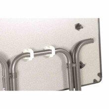 Klapptisch >233/< in anthrazit, Mecalit®-Pro, Stahl - 115x72x70cm (BxHxT)