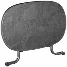 Klapptisch >252/< in anthrazit, Mecalit®-Pro, Stahl - 140x72x90cm (BxHxT)