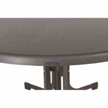 Klapptisch >252/< in anthrazit, Mecalit®-Pro, Stahl - 140x72x90cm (BxHxT)