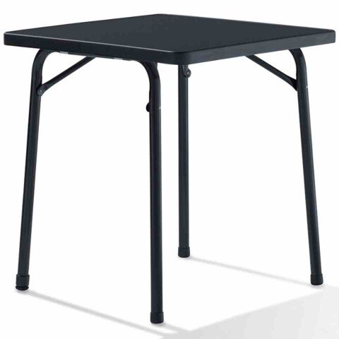 Klapptisch >211/< in anthrazit, Mecalit®-Pro, Stahl - 70x72x70cm (BxHxT)