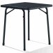 Klapptisch >211/< in anthrazit, Mecalit®-Pro, Stahl - 70x72x70cm (BxHxT)