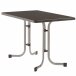 Klapptisch >233/< in anthrazit, Mecalit®-Pro, Stahl - 115x72x70cm (BxHxT)