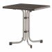 Klapptisch >231/< in anthrazit, Mecalit®-Pro, Stahl - 70x72x70cm (BxHxT)