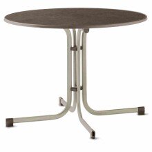 Klapptisch >236/< in mocca, Mecalit®-Pro, Stahl...