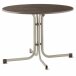 Klapptisch >236/< in mocca, Mecalit®-Pro, Stahl - 72x100cm (HxD)