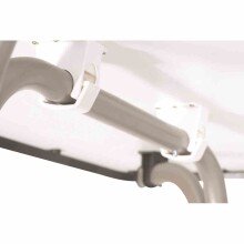 Klapptisch >253/< in mocca, Mecalit®-Pro, Stahl - 150x72x90cm (BxHxT)
