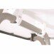 Klapptisch >253/< in mocca, Mecalit®-Pro, Stahl - 150x72x90cm (BxHxT)