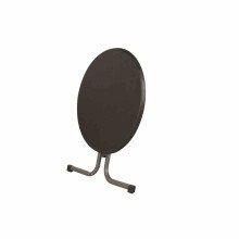 Klapptisch >209/< in mocca, Mecalit®-Pro, Stahl...