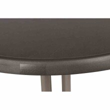 Klapptisch >209/< in mocca, Mecalit®-Pro, Stahl - 72x86cm (HxD)
