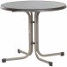 Klapptisch >209/< in mocca, Mecalit®-Pro, Stahl - 72x86cm (HxD)