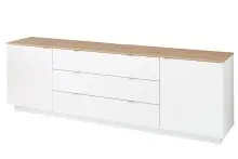 Wohnwand >Core< (3-teilig) in weiß supermatt...