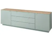 Wohnwand >Core< (3-teilig) in schilf matt / Artisan...