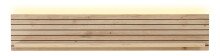 Wohnwand >Core< (3-teilig) in schilf matt / Artisan Dekor - 240x77x44 (BxHxT)