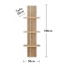 Wohnwand >Core< (3-teilig) in schilf matt / Artisan Dekor - 240x77x44 (BxHxT)