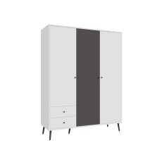 Kleiderschrank >Harllson< 3 Türen, 2...