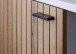 Sideboard >ALVERNO< 4 Türen, 1 Schublade, 1 Fach, in Asche/Coast Evoke Eiche Lamelle-Dekor - 180x83x40 (BxHxT)