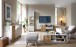 Sideboard >ALVERNO< 4 Türen, 1 Schublade, 1 Fach, in Asche/Coast Evoke Eiche Lamelle-Dekor - 180x83x40 (BxHxT)
