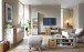 Wandboard >ALVERNO< in Asche/Coast Evoke Eiche Lamelle-Dekor - 160x24x20 (BxHxT)