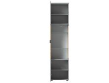 Glasvitrine >ALVERNO< in Asche/Coast Evoke Eiche...