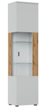 Glasvitrine >ALVERNO< in Asche/Coast Evoke Eiche...