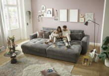 Big-Sofa >BARURA Loveseat< mit 4 Kissen, Bezug...