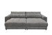 Big-Sofa >BARURA Loveseat< mit 4 Kissen, Bezug Cord-Optik anthrazit "ash" - 292x90x194 (BxHxT)