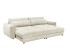 Big-Sofa >BARURA Loveseat< mit 4 Kissen, Bezug Cord-Optik creme / beige - 292x90x194 (BxHxT)