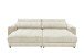Big-Sofa >BARURA Loveseat< mit 4 Kissen, Bezug Cord-Optik creme / beige - 292x90x194 (BxHxT)