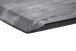 Esstisch >TIBERIAS< Bootsform, Gestell Metall, Massivholz grau - 180x77x100cm (BxHxT)