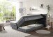 Boxspringbett >FLORENZ< 2x Bettkasten, 6cm Topper, 7 Zonen, Stoff anthrazit, abgesteppt, Liegefläche 180x200cm - Stellmaß 200x110x213 (BxHxT)