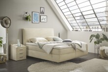 Boxspringbett >MARBELLA< inkl. 6cm Topper, Bezug...