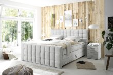 Boxspringbett >Mendoza< 7-Zonen, 2x Bettkasten,...