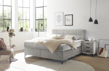 Boxspringbett >NAVARRA 180< 7-Zonen, 4cm Topper,...