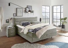 Boxspringbett >ZANDVOORT< 7-Zonen, 6cm Topper,...
