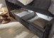 Boxspringbett >VALETTA< 2x Bettkasten, 7-Zonen, 6cm Topper, in dunkelbraun, Liegefläche 180x200cm - Stellmaß 185x115x224cm (BxHxT)