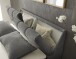 Boxspringbett >Valencia 180< 4x Bettkasten / Stauraum, inkl. Topper, Bezug graphite, Liegefläche 180x200cm - Stellmaß 183x105x240cm (BxHxT)