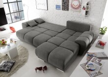 Ecksofa >ANTON< links / rechts montierbar,...