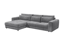 Ecksofa >BARURA< links/rechts aufbaubar,  6 Kissen,...